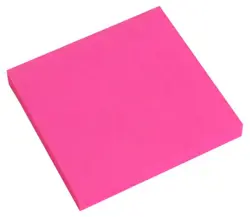 Bloček samolepicí neon růžový